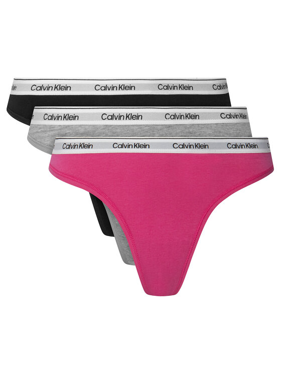 Calvin Klein Underwear Komplet stringów LV00QD5209 Kolorowy