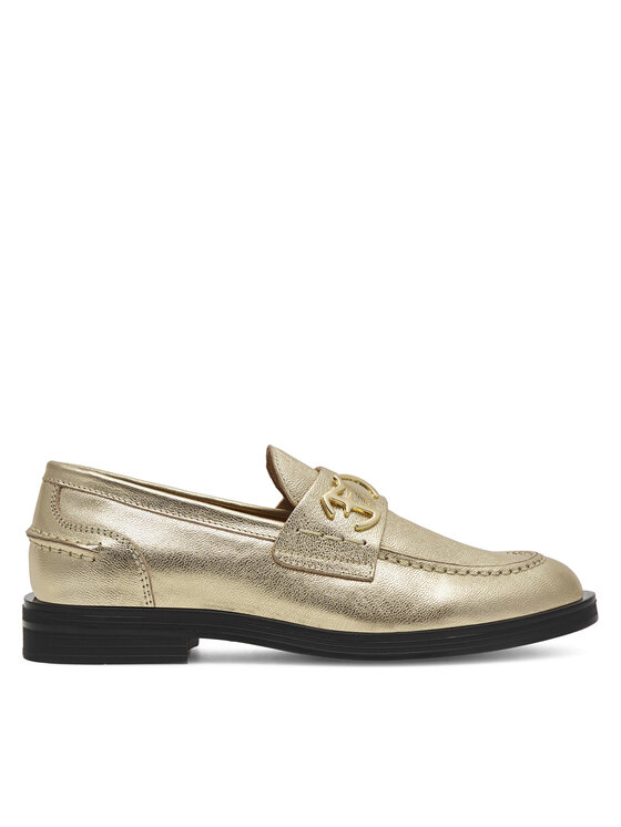 Eva Minge Loafersy MICHELLE-0107 Złoty