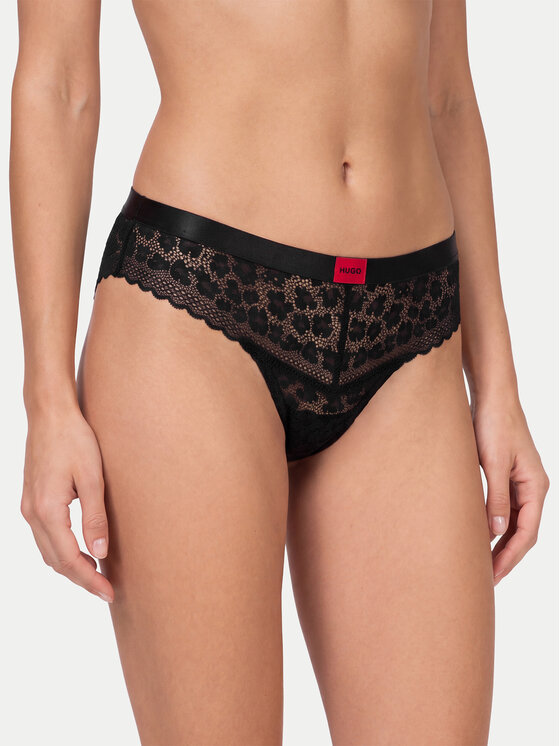 HUGO Stringi 50570676 Czarny