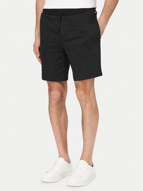 BOSS Szorty sportowe Relax 50535739 Czarny Regular Fit
