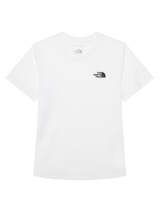 The North Face T-Shirt Teen Evolution Simple NF0A8F9Z Biały Regular Fit