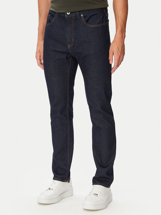 HUGO Jeansy 50572791 Granatowy Slim Fit