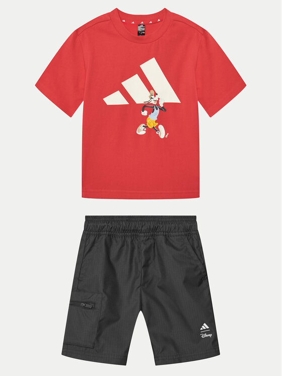 adidas Komplet t-shirt i spodenki Disney Mickey Mouse JF3639 Kolorowy Regular Fit