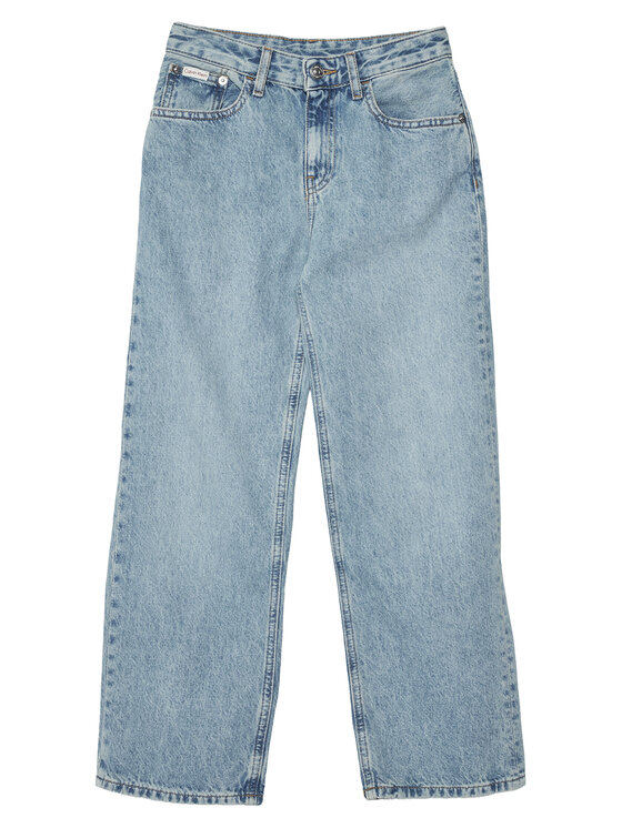 Calvin Klein Jeans Jeansy Skater LVCKSJC47B Niebieski Relaxed Fit