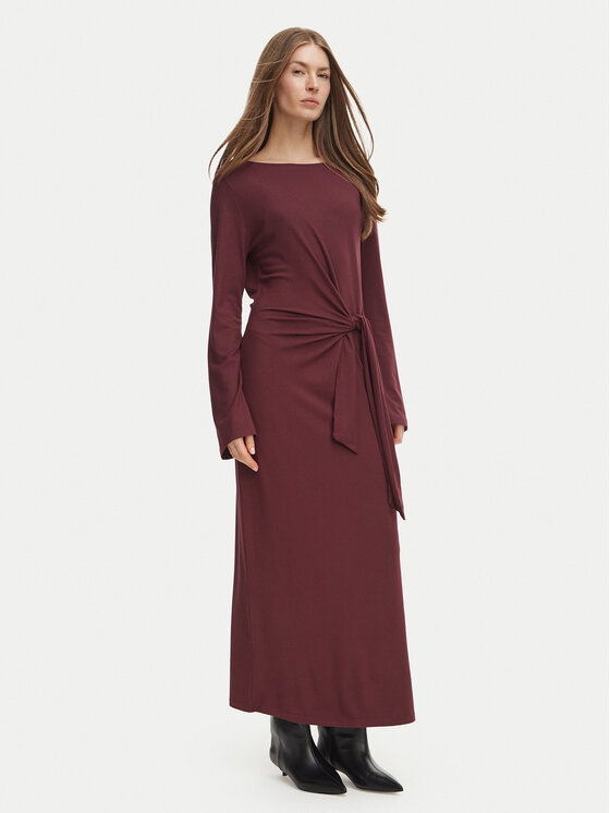BOSS Sukienka codzienna 50568970 Bordowy Regular Fit