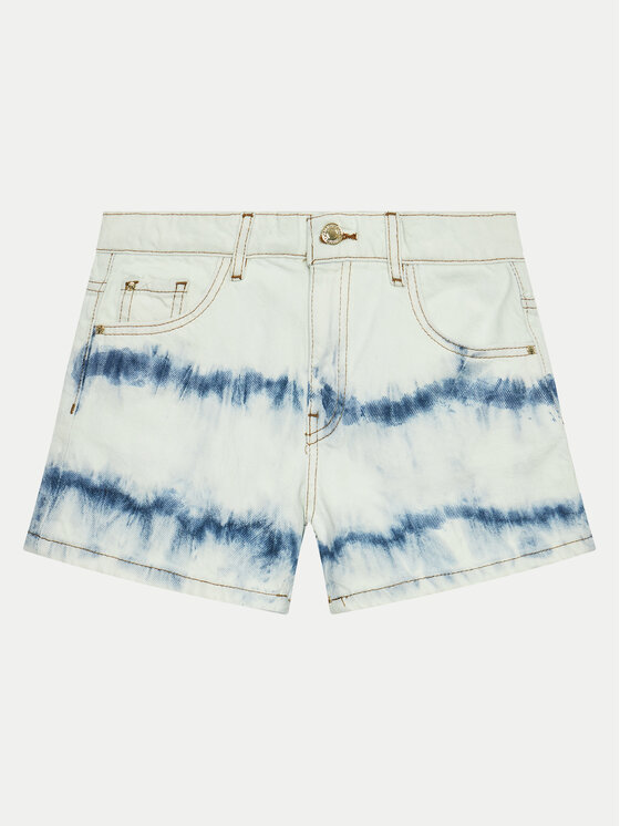 Guess Szorty jeansowe J4GD00 D45E0 Biały Regular Fit