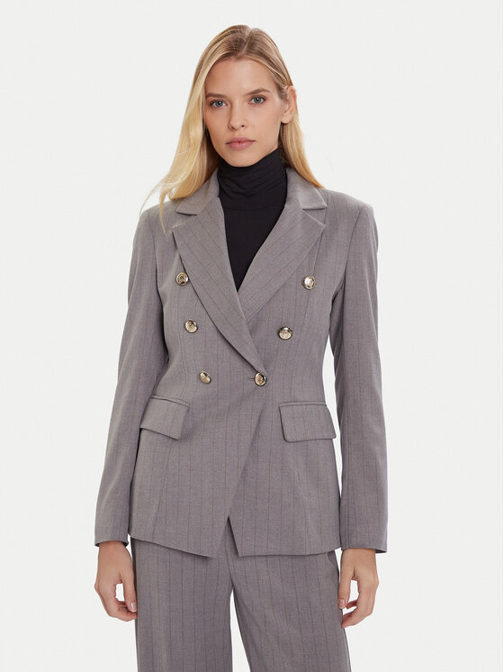 Maryley Marynarka 25IB139/M17 Szary Regular Fit