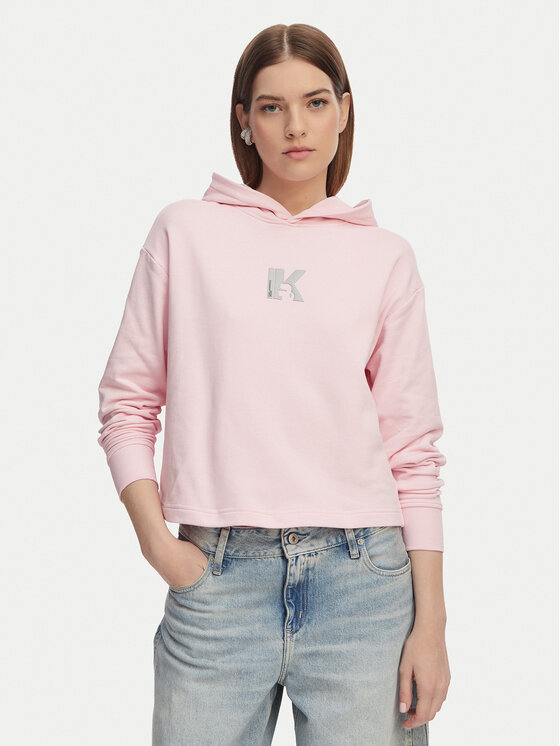 Karl Lagerfeld Jeans Bluza B2W20037 Różowy jasny Regular Fit