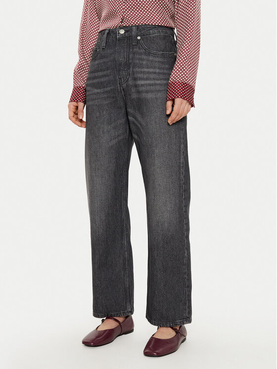 Tommy Hilfiger Jeansy WW0WW44329 Szary Straight Fit