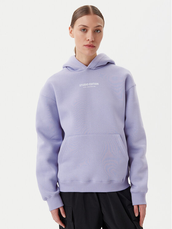 Alpha Industries Bluza Studio Edition 156042 Fioletowy Regular Fit