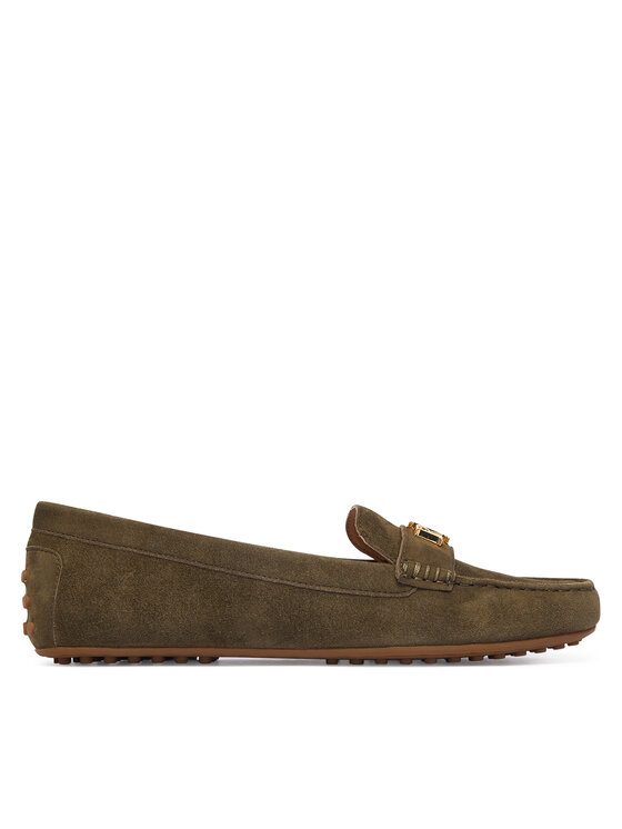 LAUREN RALPH LAUREN Mokasyny Barnsbury  802821629036 Zielony