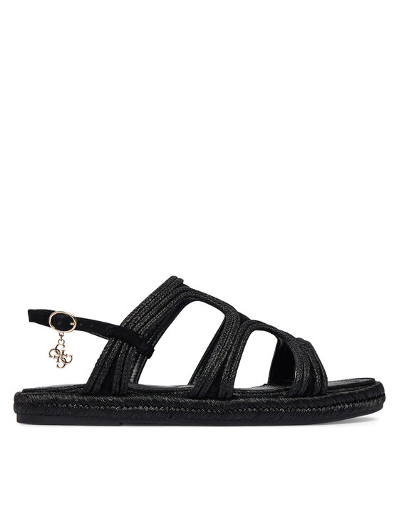 Guess Sandały FLJKLR FAB03 Czarny