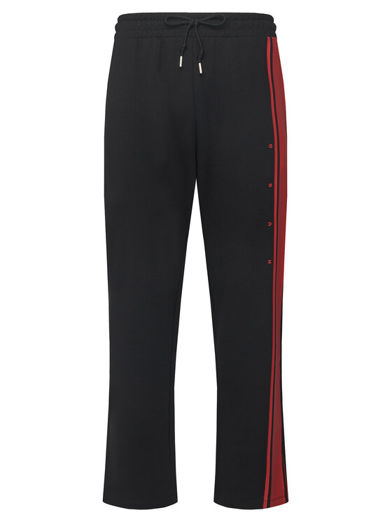 HUGO Spodnie dresowe Demsipant 50563789 Czarny Relaxed Fit