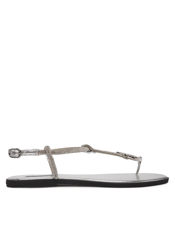 KARL LAGERFELD Sandały Olympia II KL87416 Srebrny
