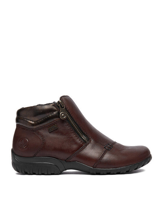 Rieker Botki CEO-L4655-27 Brązowy ciemny