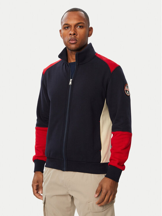 Napapijri Bluza B-Archive NP0A8AFN Granatowy Regular Fit