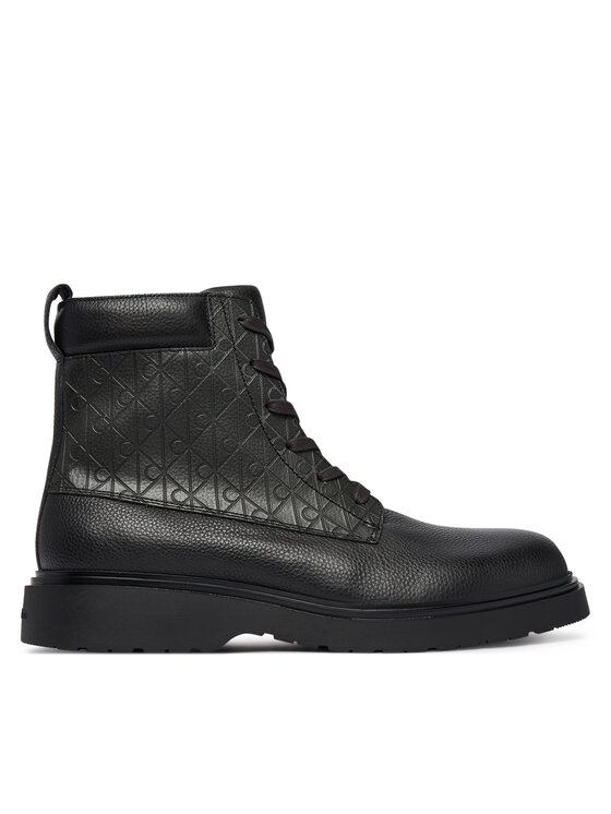 Calvin Klein Trzewiki Combat Ess HM0HM02244 Czarny
