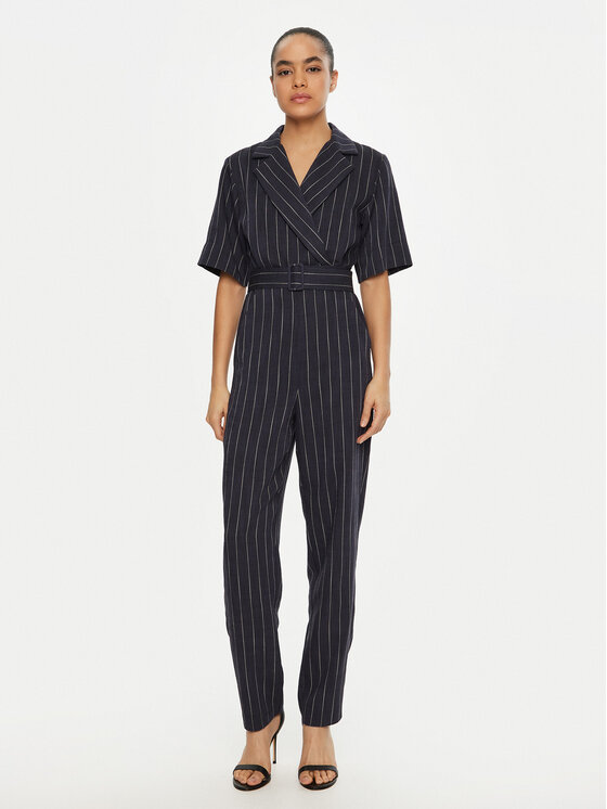Marella Kombinezon Banana 2513241011 Granatowy Slim Fit