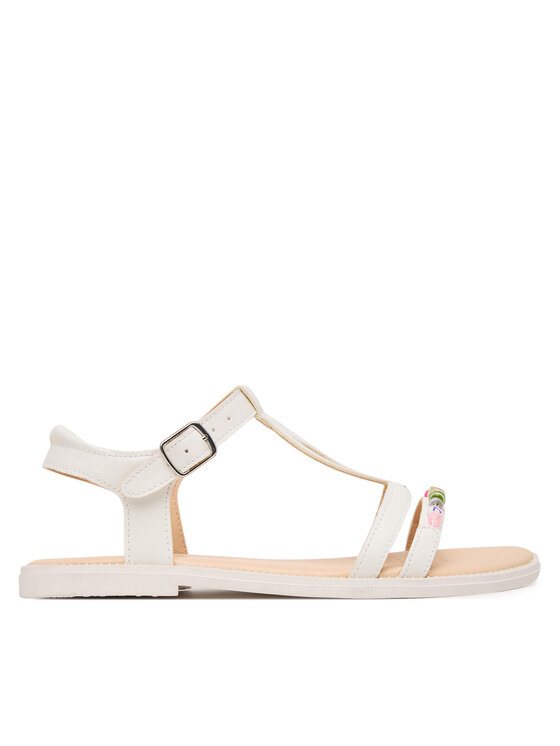 Geox Sandały Jr Sandal Karly J6535H 000BC C1000 D Biały