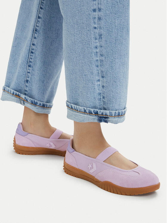 Converse Baleriny Run Star Trainer Ballet Flat​ A17029C Fioletowy
