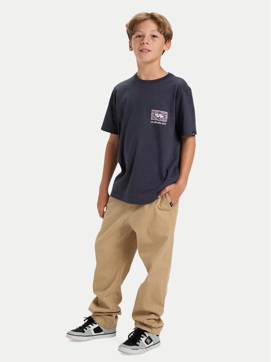 Quiksilver Spodnie materiałowe Taxer Heavy Twill EQBNP03132 Beżowy Cargo Fit