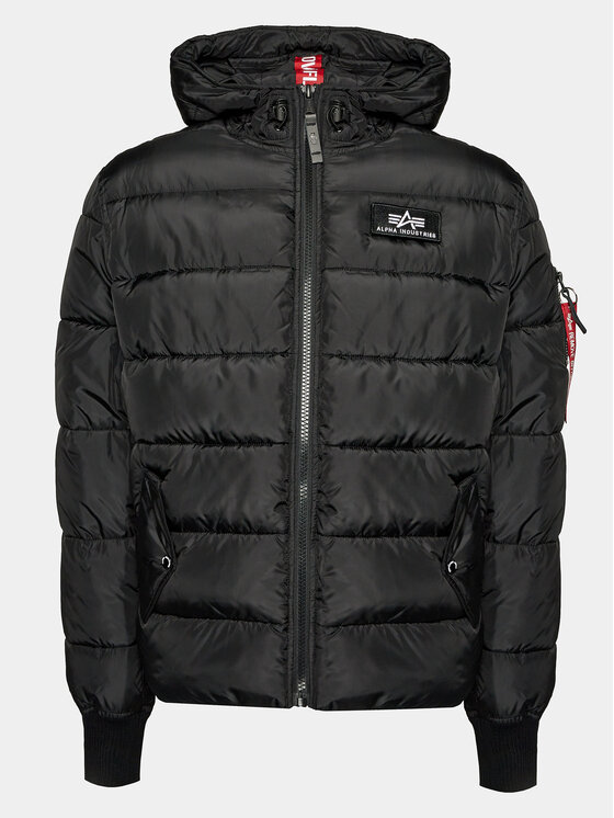 Alpha Industries Kurtka zimowa 118113 Czarny Regular Fit