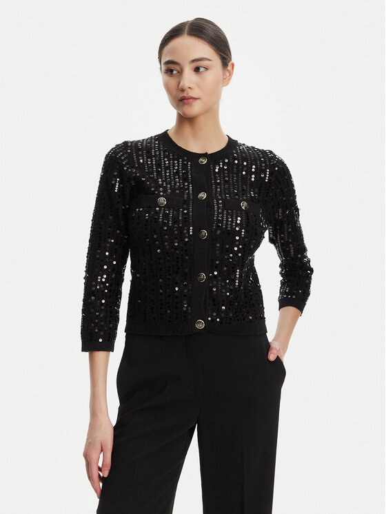Marella Kardigan Siena1 2523346094 Czarny Regular Fit
