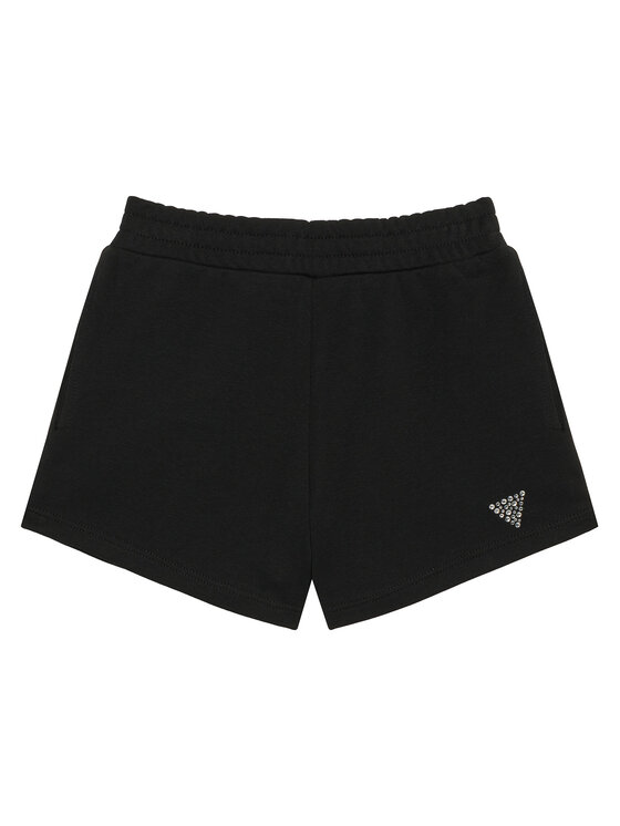 Guess Szorty sportowe J6GD36 KF712 Czarny Regular Fit