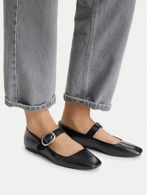 Calvin Klein Baleriny HW0HW03037 Czarny
