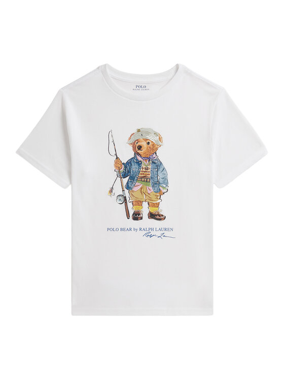Polo Ralph Lauren T-Shirt 323B18890002 Biały Regular Fit