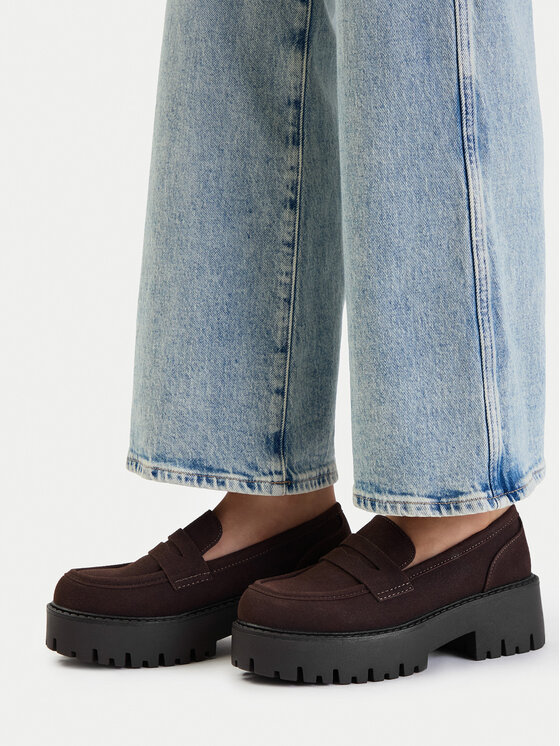 DeeZee Loafersy CEO-HY66880001-3 Brązowy ciemny