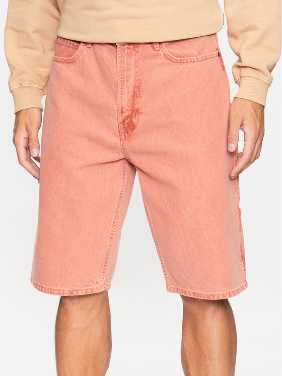 Hugo Szorty jeansowe 50489893 Pomarańczowy Regular Fit