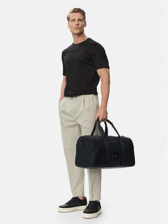 Tommy Hilfiger Torba weekendowa Th Foundation Duffle AM0AM14441 Czarny