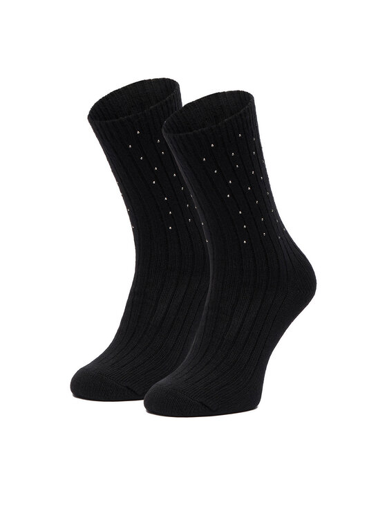 Nine West Skarpety długie CEO_LA_NW_17636_W_AW26 (1-PACK) Czarny