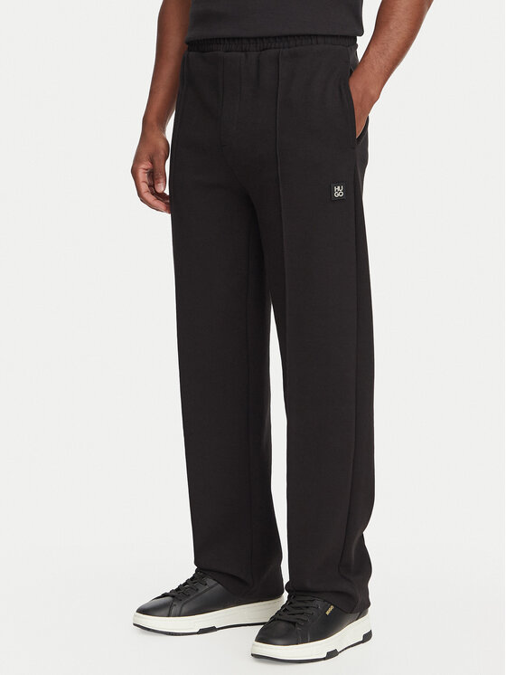 HUGO Spodnie dresowe Dabinpant 50563020 Czarny Relaxed Fit