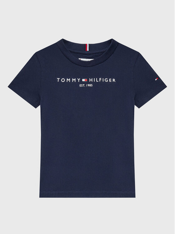 Tommy Hilfiger T-Shirt Essential KS0KS00210 M Granatowy Regular Fit