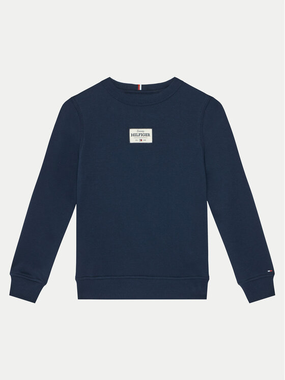 Tommy Hilfiger Bluza KB0KB09315 Granatowy Regular Fit