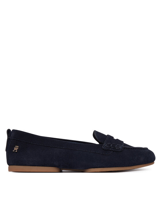 Tommy Hilfiger Mokasyny Th Flex FW0FW09507 Granatowy
