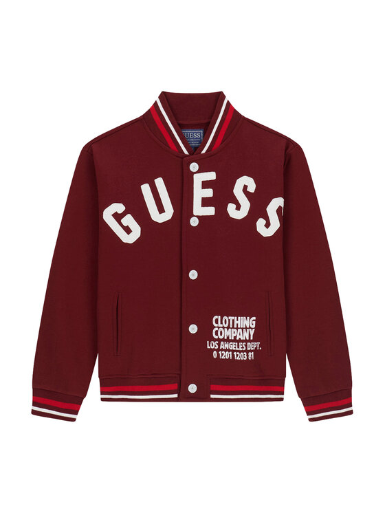 Guess Bluza L6YQ03 K4013 Bordowy Regular Fit