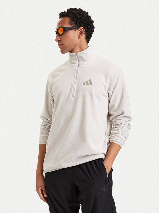 adidas Polar Terrex Multi Essentials Half Zip Fleece Jacket KZ1776 Kremowy Regular Fit