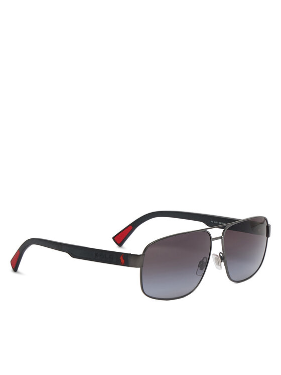 Polo Ralph Lauren Okulary przeciwsłoneczne 0PH3165 92158G Szary