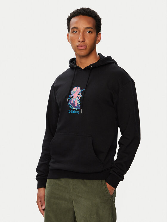 Billabong Bluza Burleigh EBYFT00185 Czarny Relaxed Fit