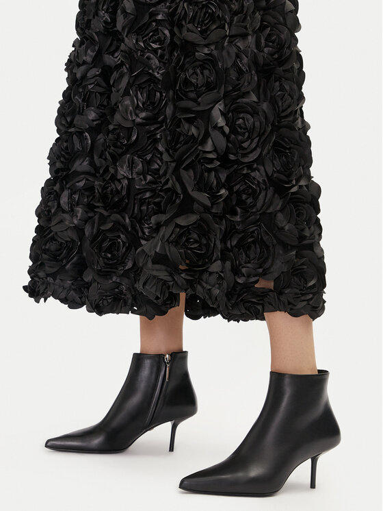Max Mara Botki Mmbootie 24247960116 Czarny