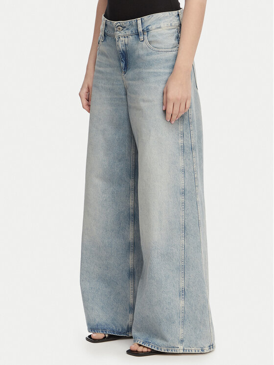 Karl Lagerfeld Jeans Jeansy B2W10087 Niebieski jasny Wide Leg