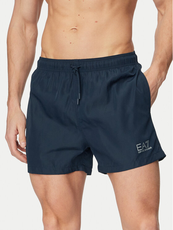 EA7 Emporio Armani Szorty kąpielowe 7M001677 AF13019 MB010 Granatowy Regular Fit