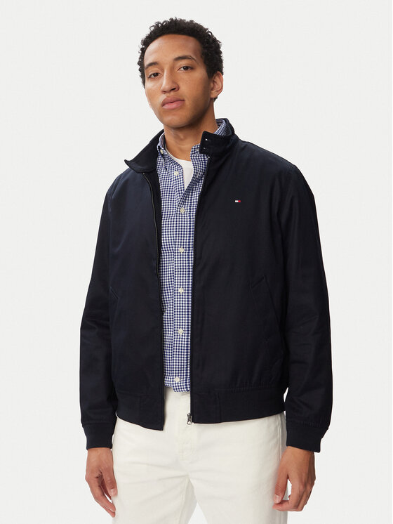 Tommy Hilfiger Kurtka przejściowa Classic Harrington MW0MW43468 Granatowy Regular Fit