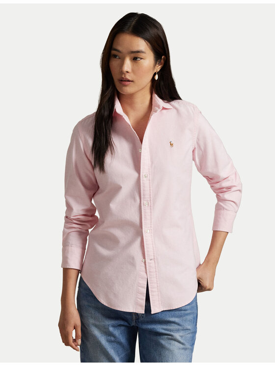 Polo Ralph Lauren Koszula 211891377002 Różowy Regular Fit