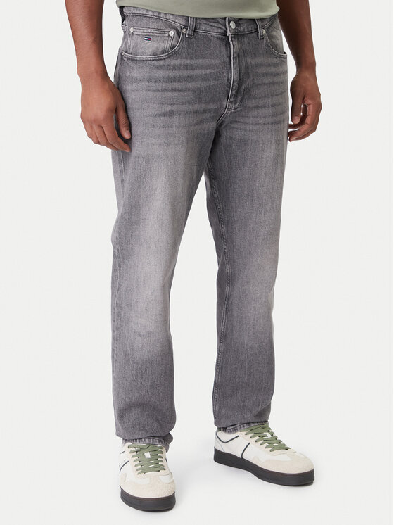 Tommy Jeans Jeansy Ryan DM0DM21215 Szary Slim Fit
