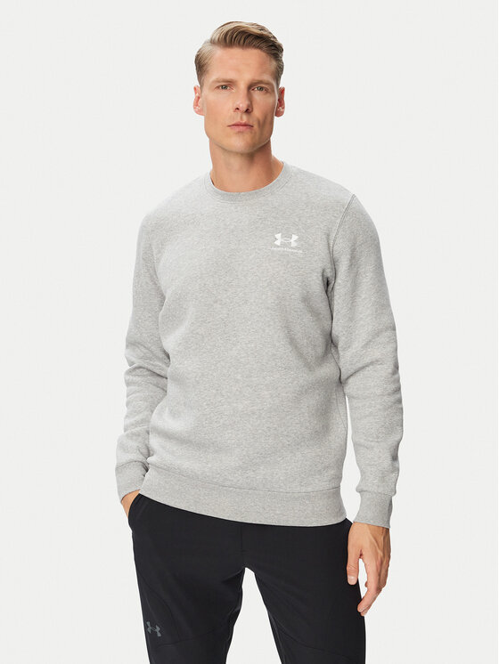 Under Armour Bluza Ua Essential 1374250 Szary jasny Loose Fit