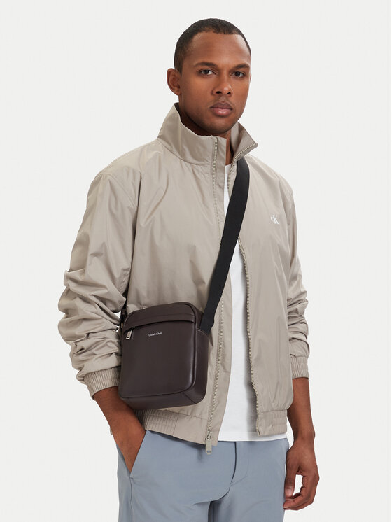 Calvin Klein Saszetka Raised Reporter LV04D3160G Brązowy